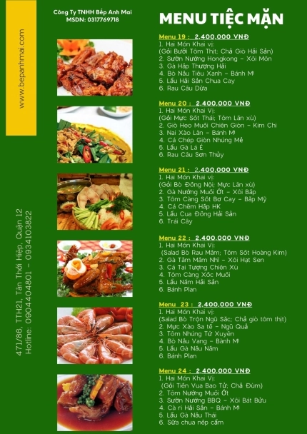 Set Menu Tiệc Mặn 4