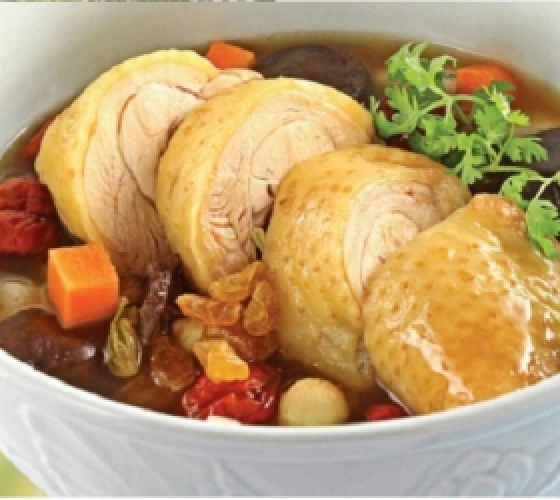 Gà Nấu Nho