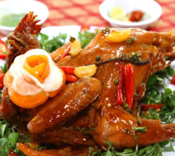 Gà Tắm Mắm Nhĩ