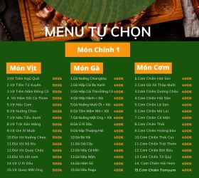 Các Món Vịt - Gà - Cơm