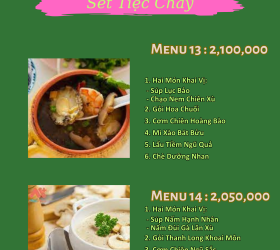 Set Menu Tiệc Chay 7