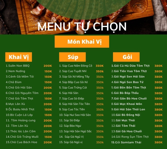 Các Món Khai Vị