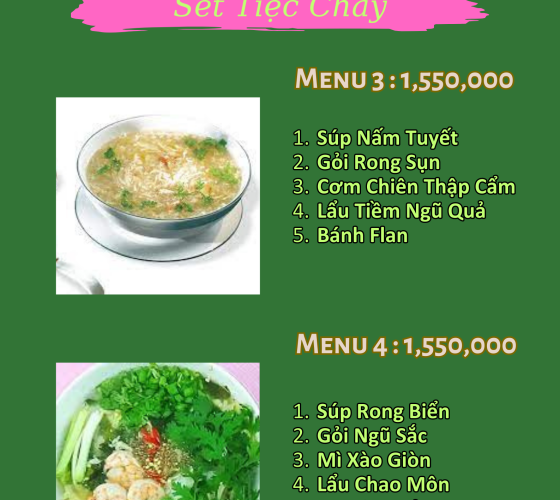 Set Menu Tiệc Chay 2