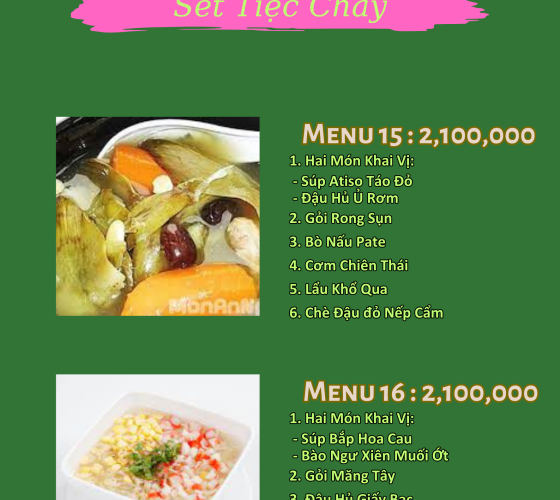 Set Menu Tiệc Chay 8